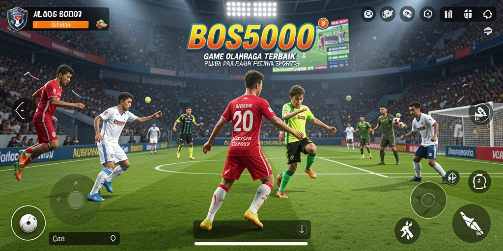 Tampilan gameplay BOS5000 yang mendebarkan dan penuh aksi.