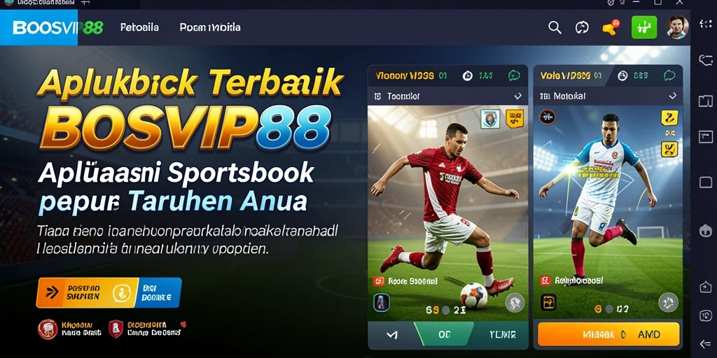 Tampilan menarik dari gameplay taruhan olahraga di BOSVIP88.