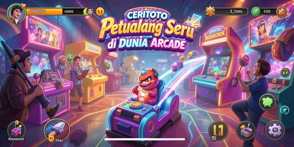 Tampilan gameplay seru dari CERITOTO yang penuh tantangan.