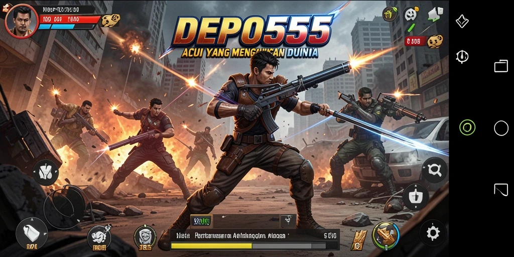 Gameplay DEPO555 yang penuh aksi dan menegangkan.