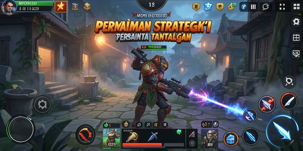 Screenshot utama MPO1221 menampilkan aksi strategis yang mendebarkan.