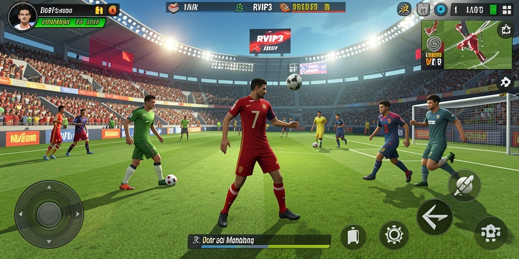 Tampilan gameplay <strong>RVIP3</strong> yang dinamis dan menarik.