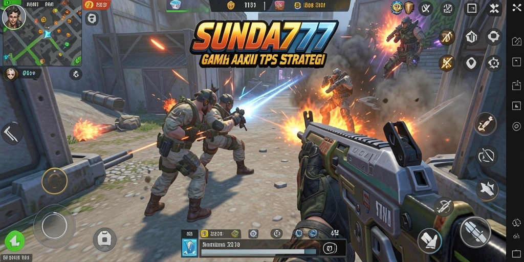 Screenshot SUNDA777 menunjukkan aksi pertempuran yang intens dan grafis menawan.