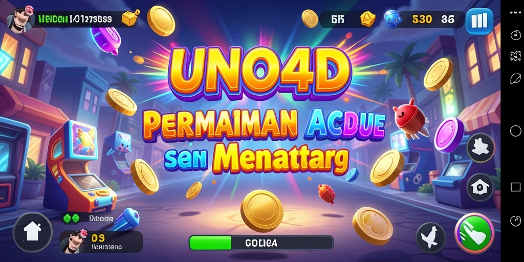 Tampilan screenshot gameplay seru dalam UNO4D yang menantang.